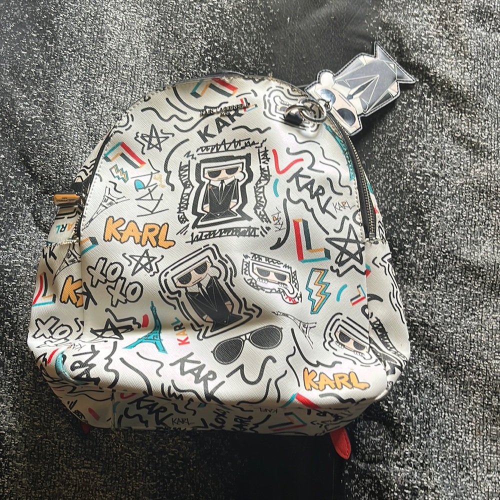 Karl lagerfeld backpacking purse